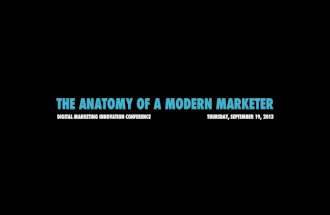 The Anatomy Of A Modern Marketer