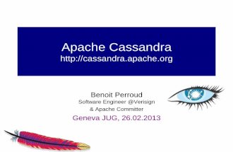 Apache Cassandra @Geneva JUG 2013.02.26
