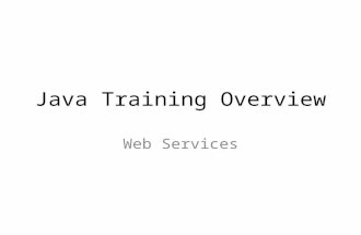 Overview of java web services