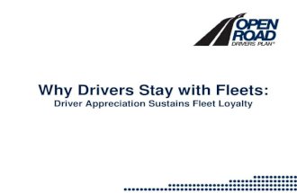 Why Drivers Stay with Fleets