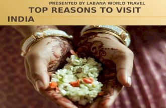 Top reasons to visit India