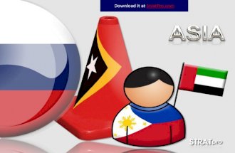 Asia Flags for PowerPoint by StratPro