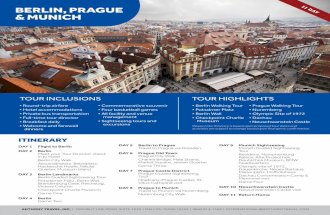 Berlin, Prague & Munich - Itinerary