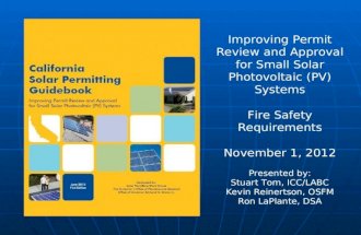 Solar PV fire safety