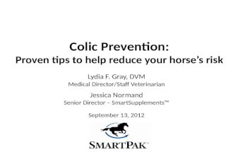 Colic Prevention: Proven tips to help reduce your horse's risk