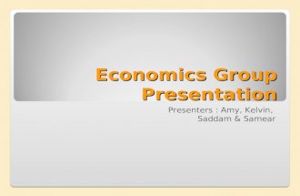Economics Group Presentation 0905018