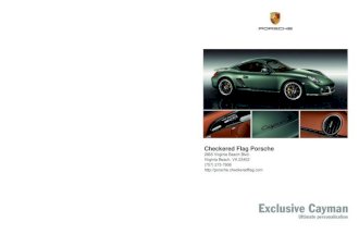 2011 Porsche Cayman For Sale In Virginia Beach VA | Checkered Flag Porsche