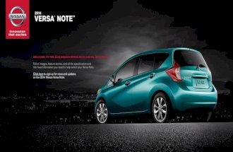 The New 2014 Versa Note Now Available to NH Nissan Shoppers