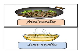 Food noodles