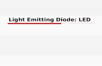 Light Emitting Diode9(LED)