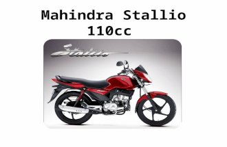 Mahindra stallio 110cc