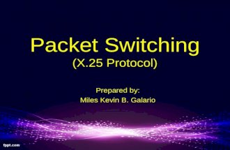 Packet Switching and X.25 Protocol
