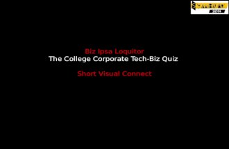 symbhav 2014 - tech and business quiz - short visual connect