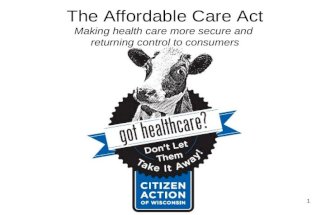Got Healthcare? The Affordable Care Act 2012 w/ Video