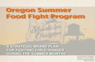 Oregon Summer Food Fight - plansbook