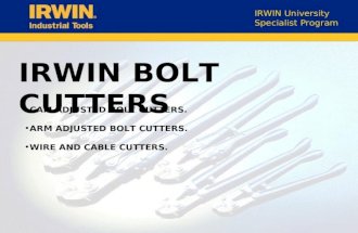 Irwin bolt cutters