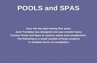 Pools and Spas by Jack Tremblay