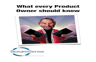 Product owners-manual