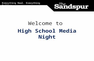 The Sandspur High School Media Night Presentation