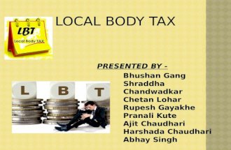 Local Body Tax (LBT)