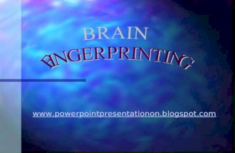 Brain fingerprinting