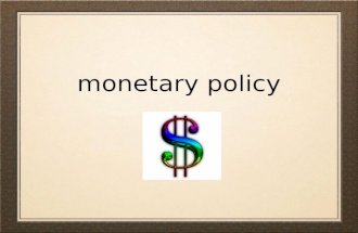 17.  monetary policy