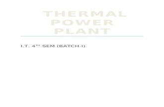 Thermal Power Plant - Manual