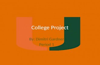 College Prob Dimitri Gardner Intensive (Period 1)