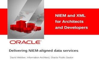 NIEM and XML for Architects and Developers