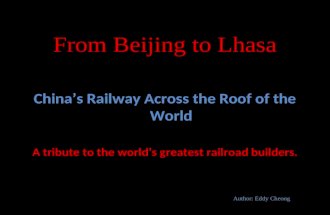 Qinghai tibet railway
