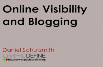 Online Visibility and Blogging Overview for Designers