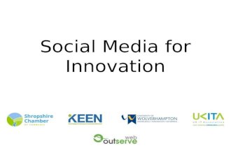 Social Media for Innovation
