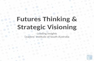 Strategic Foresight for Leadership