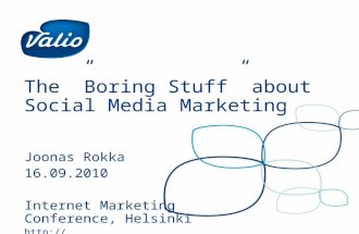The "Boring Stuff" About Social Media is Most Crucial for Business Success