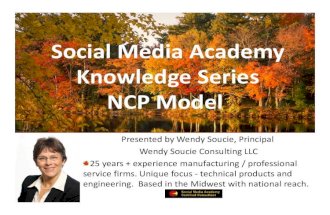Social Media Academy Knowledge Series | NCP Model