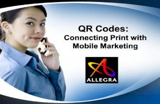 QR codes: Connecting print with mobile marketing