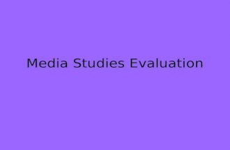 Media studies evaluation