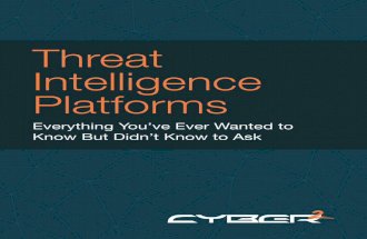 Threat intelligence platforms