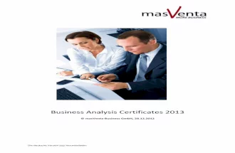 Business analysis certificates_2013