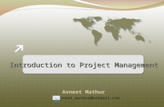 Introduction-to-project-management