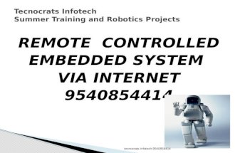 Embedded Systems & Robotics Projects