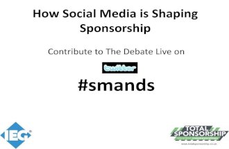 Social media sponsorship