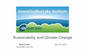 20090422 Climate Change and Sustainability