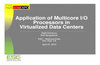 Multicore I/O Processors In Virtual Data Centers