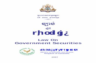Law on govt_securities_royal_kram_khmer