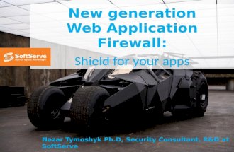 Web Application Firewall (WAF) DAST/SAST combination