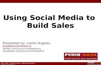 Social Media For Sales