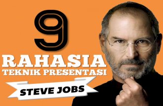 9 Rahasia Teknik Presentasi Steve Jobs by Presentasi.net