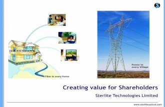 Creating value for shareholders - Sustainably