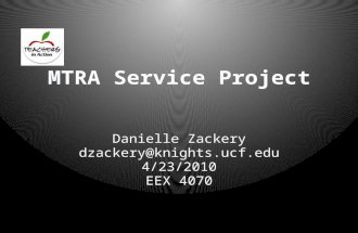 EEX Project-Danielle Zackery